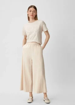 Relaxed: Culotte aus Leinenmix-Comma New