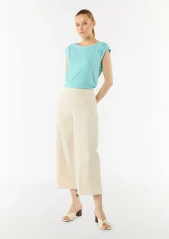 Relaxed-Fit-Shirt mit überschnittenen Schultern und Raffung-Comma New