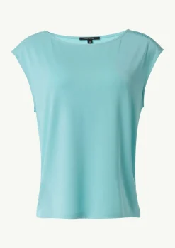 Relaxed-Fit-Shirt mit überschnittenen Schultern und Raffung-Comma New
