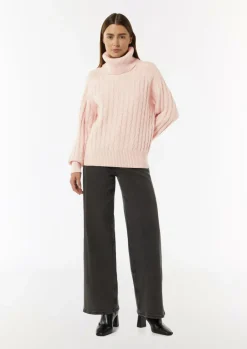 Relaxed-Fit-Strickpullover mit Turtleneck-Comma Outlet