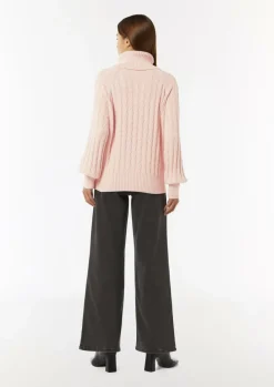 Relaxed-Fit-Strickpullover mit Turtleneck-Comma Outlet
