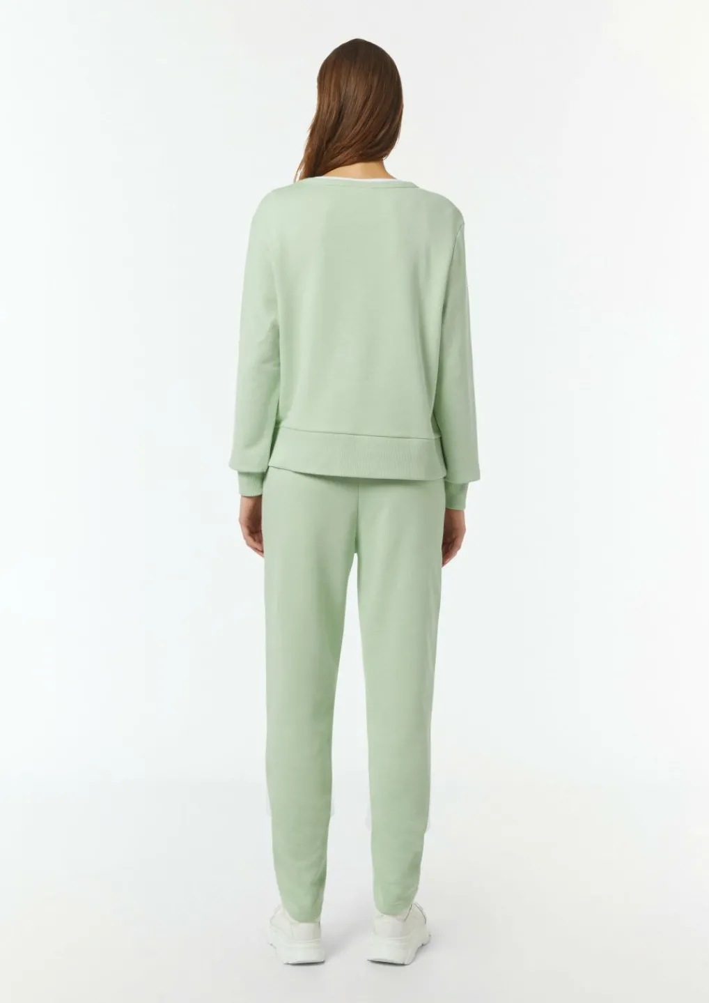 Relaxed-Fit-Sweatshirt mit Stickerei-Comma Discount