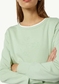 Relaxed-Fit-Sweatshirt mit Stickerei-Comma Discount