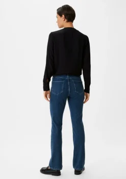 Relaxed: Jeans mit Flared leg-Comma Discount