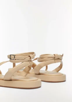 Riemchensandalen aus Leder-Comma Online