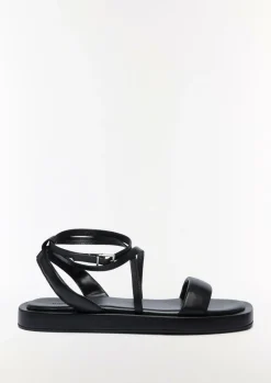 Riemchensandalen aus Leder-Comma New