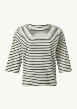 Ringel-Shirt mit 3/4-Arm-Comma Fashion