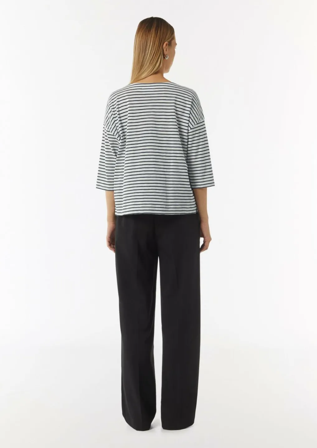 Ringel-Shirt mit 3/4-Arm-Comma Best