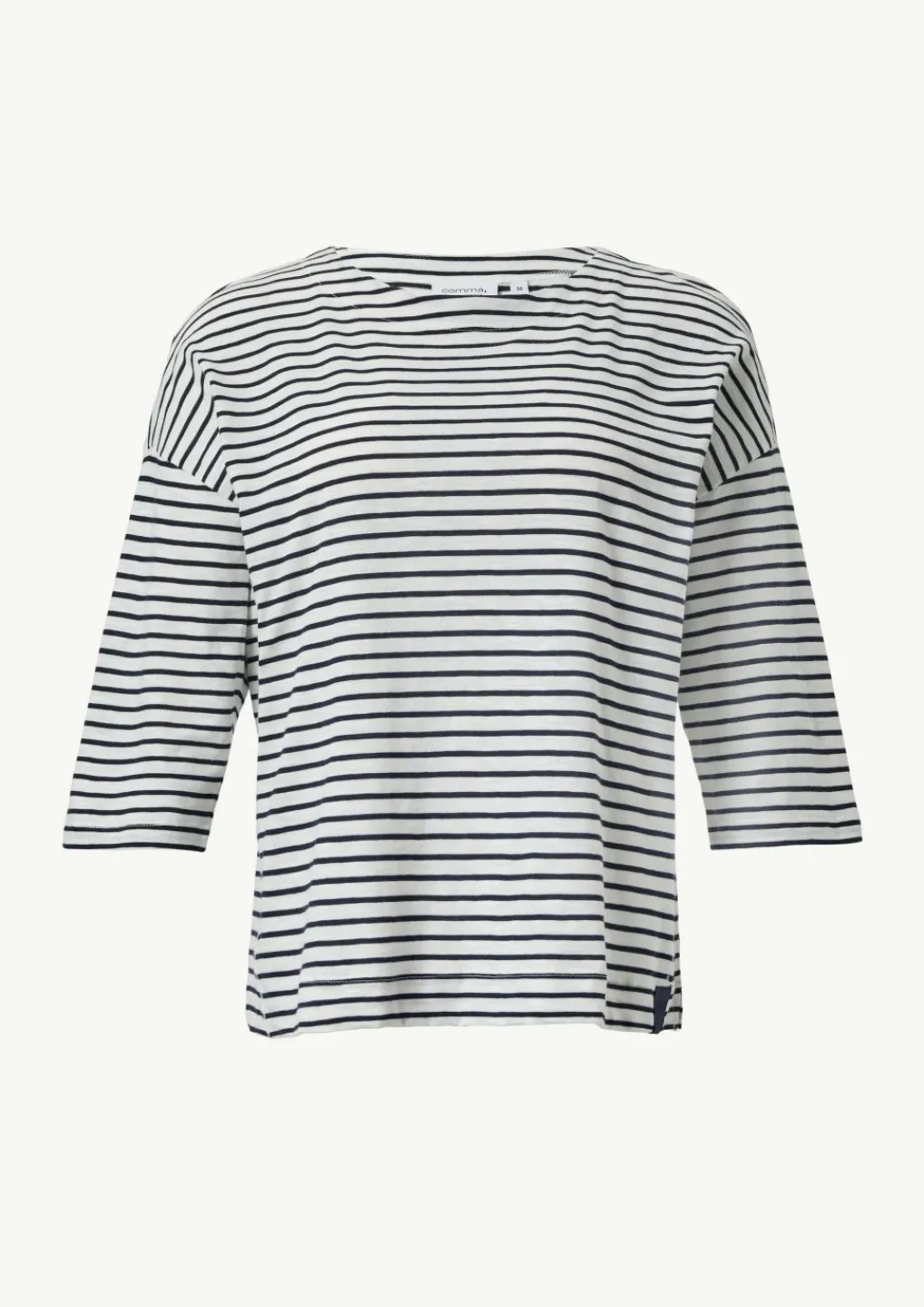 Ringel-Shirt mit 3/4-Arm-Comma Best