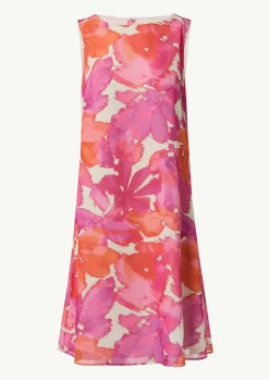 Ärmelloses Kleid mit Bateau-Ausschnitt-Comma Hot