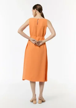 Ärmelloses Midikleid aus Crêpe-Comma Discount