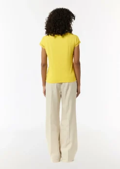 Ärmelloses Shirt mit Zierband-Comma Outlet