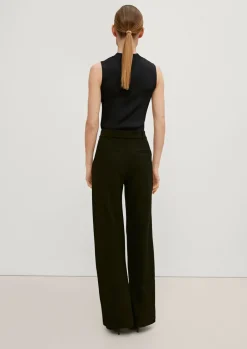 Ärmelloses Stricktop mit Rippstruktur-Comma Online