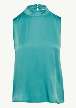 Ärmelloses Top mit Stehkragen-Comma Discount