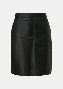 Rock aus echtem Leder-Comma Discount