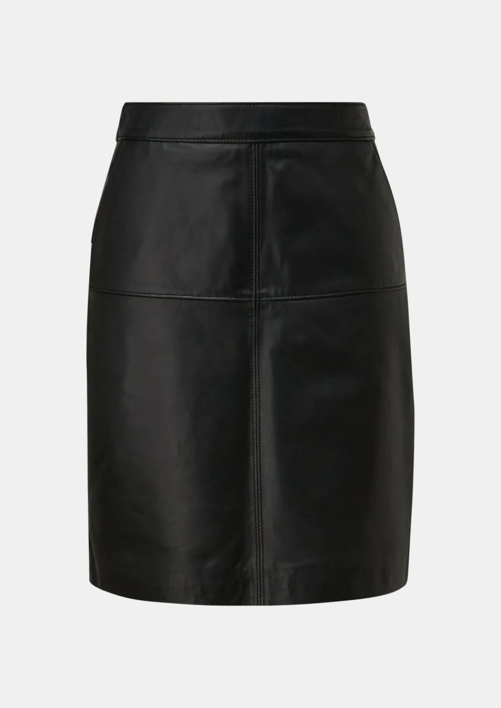 Rock aus echtem Leder-Comma Discount