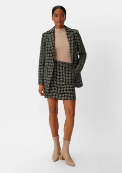 Rock aus Multicolor-Tweed-Comma Outlet