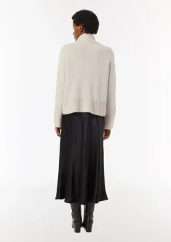 Rollkragenpullover mit Zopfdetail-Comma Clearance