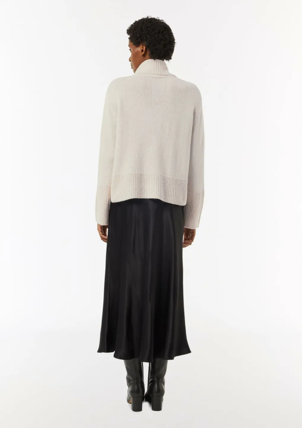 Rollkragenpullover mit Zopfdetail-Comma Clearance