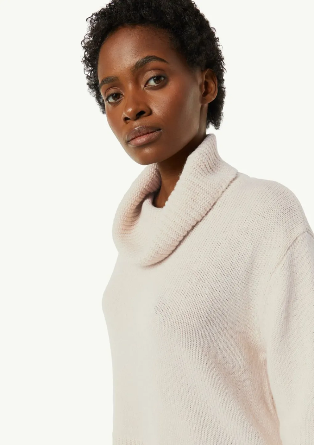 Rollkragenpullover mit Zopfdetail-Comma Clearance