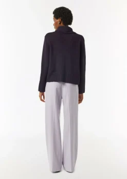 Rollkragenpullover mit Zopfdetail-Comma Online