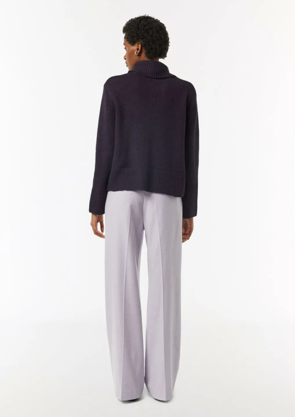 Rollkragenpullover mit Zopfdetail-Comma Online