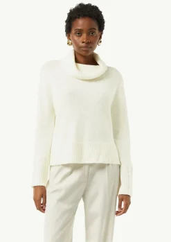 Rollkragenpullover mit Zopfdetail-Comma Outlet