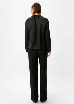 Satinbluse aus reiner Seide-Comma Hot