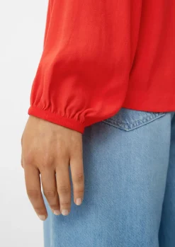 Satinbluse aus Viskose-Comma Online