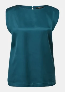 Satinbluse aus Viskosemix-Comma Outlet