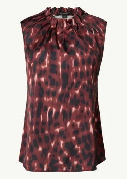 Satinbluse mit Raffung-Comma Outlet