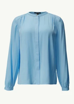 Satinbluse mit Raffung-Comma Sale