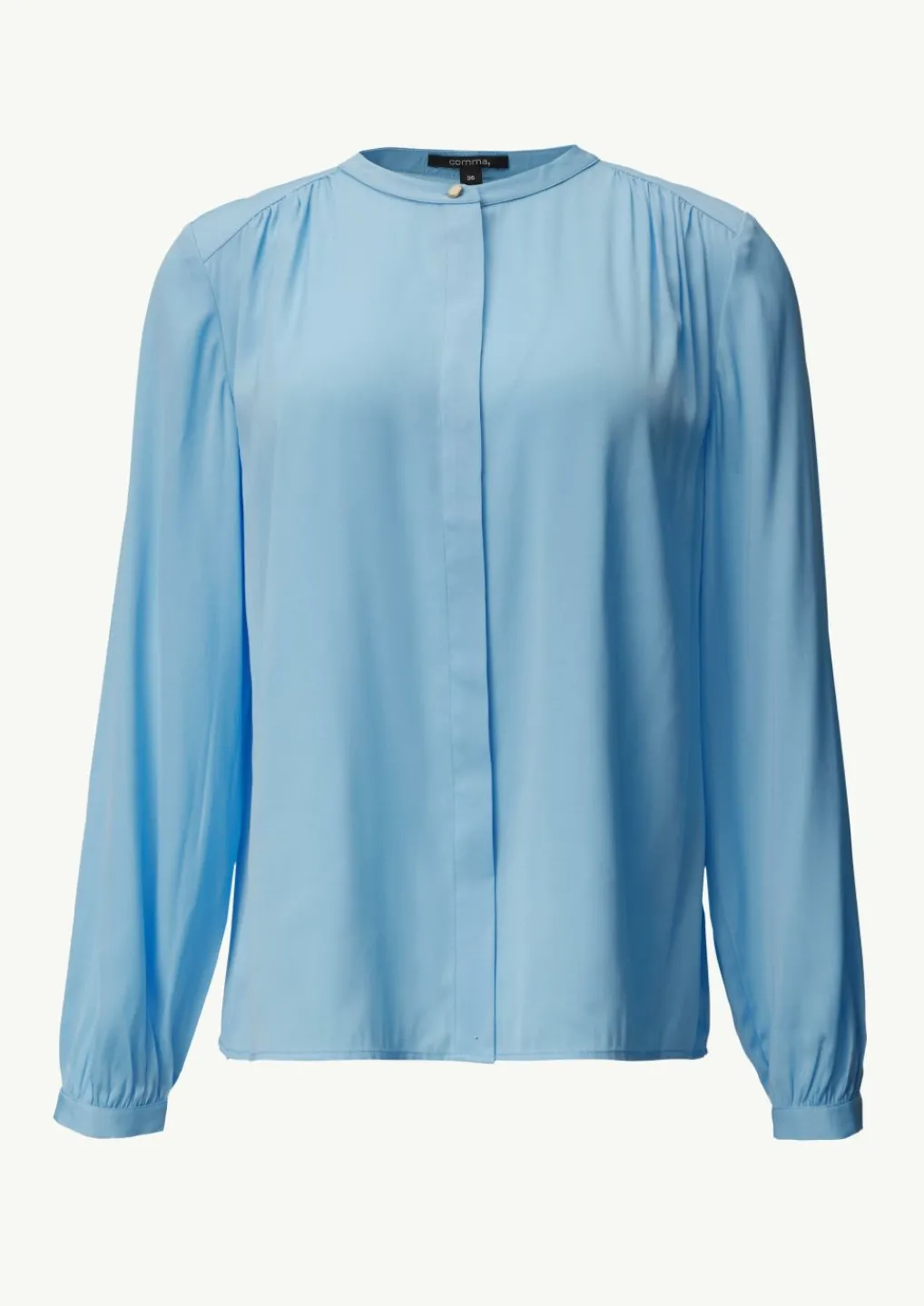 Satinbluse mit Raffung-Comma Sale