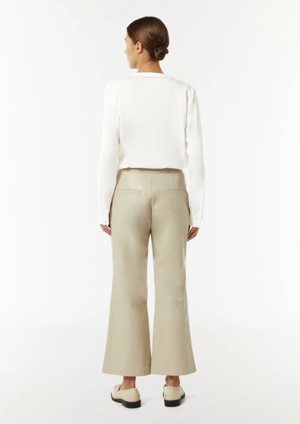 Satin-Bluse mit Zier-Detail am Ausschnitt-Comma Best