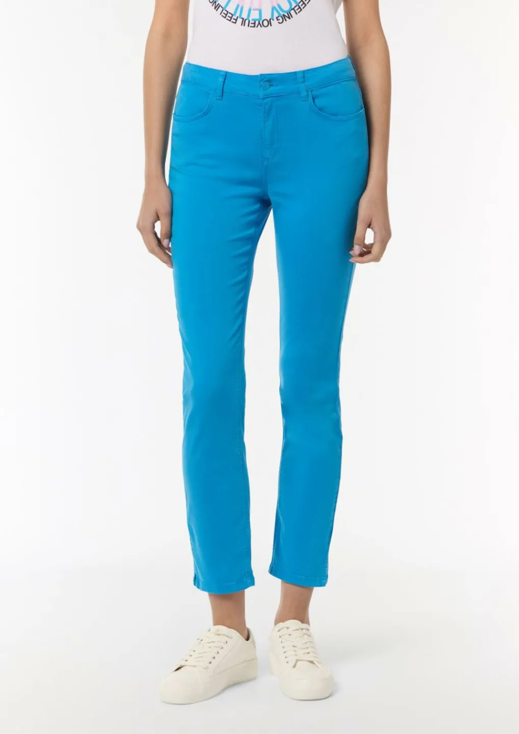 Satinhose im Skinny Fit-Comma Hot