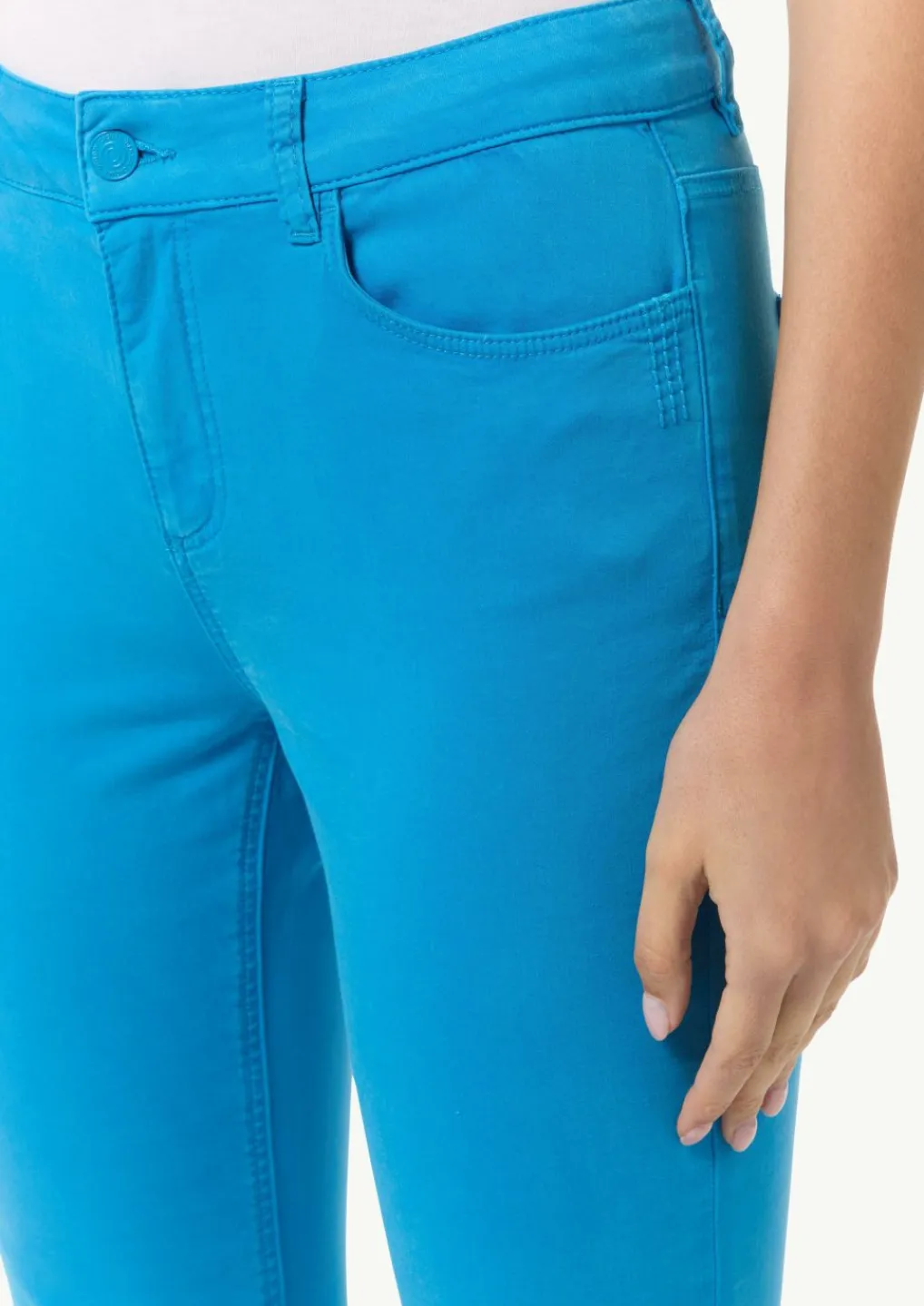 Satinhose im Skinny Fit-Comma Hot