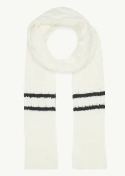 Schal aus Strick mit Kontrastdetails-Comma Sale