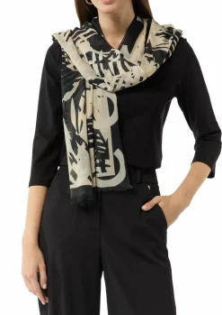 Schal mit floralem Muster aus Modalmix-Comma Fashion