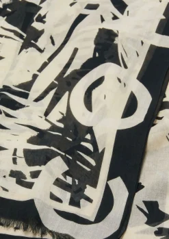 Schal mit floralem Muster aus Modalmix-Comma Fashion
