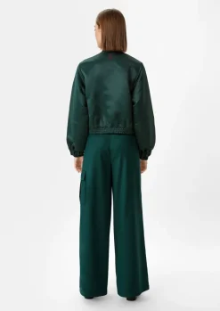 Schimmernde Bomberjacke aus Satin-Comma Clearance