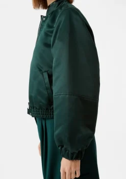Schimmernde Bomberjacke aus Satin-Comma Clearance