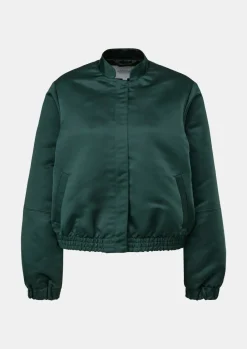 Schimmernde Bomberjacke aus Satin-Comma Clearance