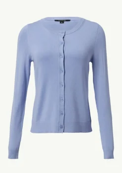 Schmale Feinstrickjacke aus Viskosemix-Comma Fashion