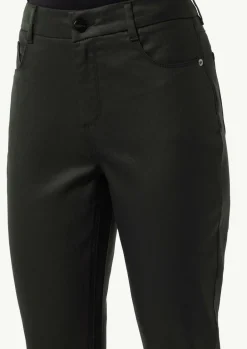 Schmale Hose mit Coating-Comma New