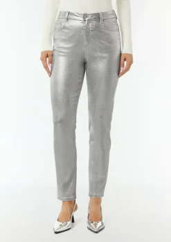 Schmale Hose mit beschichtung-Comma Online