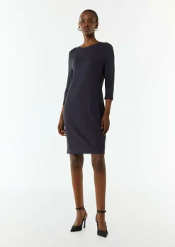 Schmal geschnittenes Strickkleid-Comma Clearance
