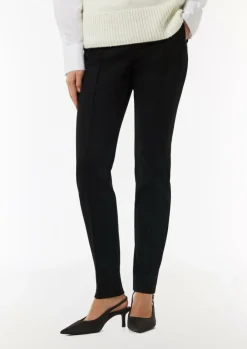 Scuba-Schlupfhose mit Gummiband in der Taille-Comma Fashion
