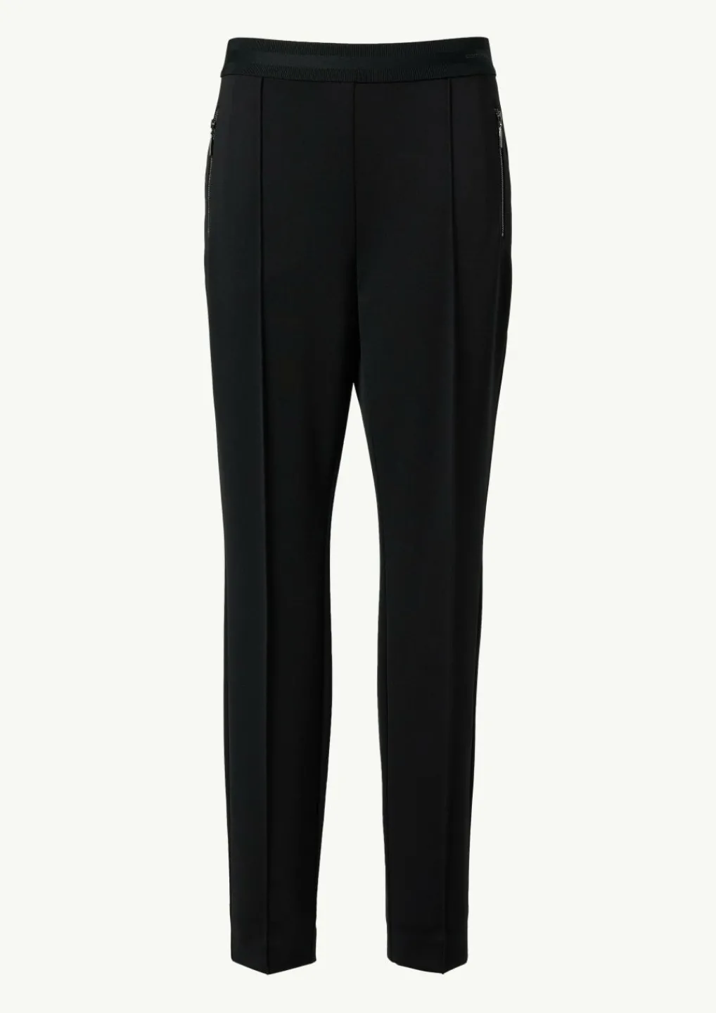 Scuba-Schlupfhose mit Gummiband in der Taille-Comma Fashion