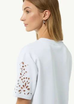 Scuba-Sweatshirt mit kurzen Ärmeln-Comma Outlet