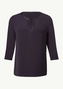 Shirt mit Satinblende im Fabricmix-Comma Clearance